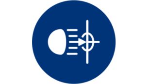 Kohdista valo juuri oikeaan kohtaan