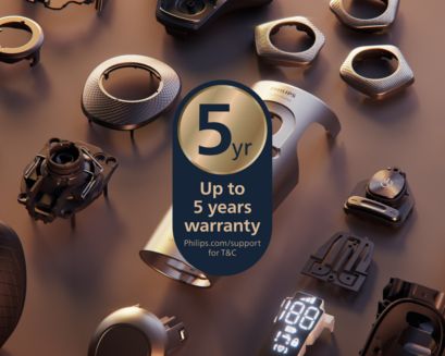5-year motor- & battery life warranty