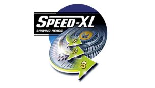 Capete de bărbierit Speed-XL pentru bărbierit rapid şi precis