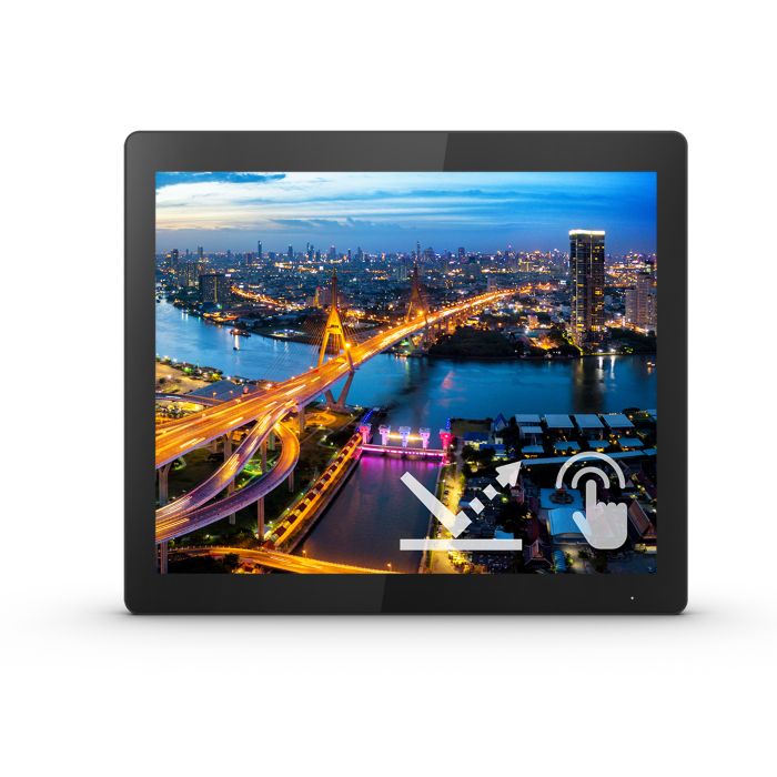 Display interattivo luminoso con SmoothTouch