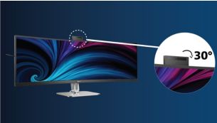 Webcam regolabile: per videoconferenze in tutta comodità.