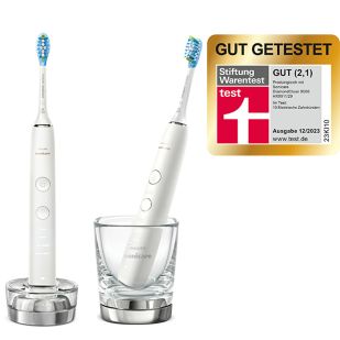 DiamondClean 9000 2x Elektrische Schallzahnbürsten - Weiß