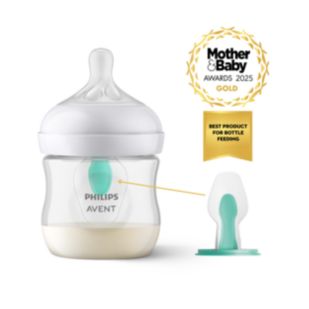 Natural Response  Bottle Air Free Vent 125ml, teat 0 months, 1 piece