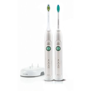 Sonicare HealthyWhite Doppelpack elektrische Schallzahnbürsten