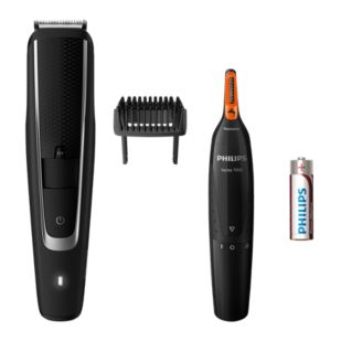 Beardtrimmer series 5000 Partatrimmeri ja nenäkarvatrimmeri