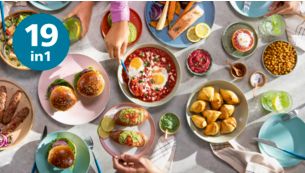 Make the most of your cooking with 12 presets and 19 different ways to cook