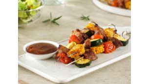 Leckere Grillspieße