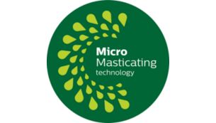 MicroMasticating: aprovecha hasta el 90 %* de la fruta