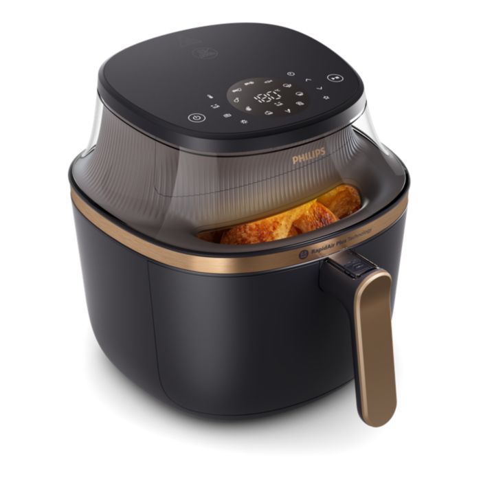 Schau deinem Airfryer bei der Arbeit zu – der Genuss kommt ganz von selbst!