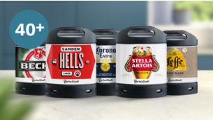 Un vaste choix de bières pression