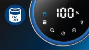 Seguire la spia di dispositivo pronto all'uso del filtro intelligente sul dispositivo