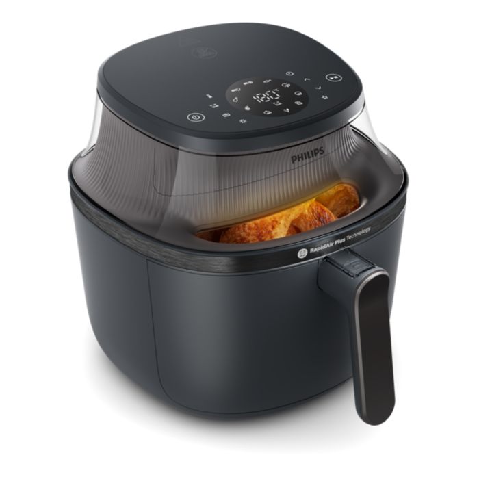 Schau deinem Airfryer bei der Arbeit zu – der Genuss kommt ganz von selbst!