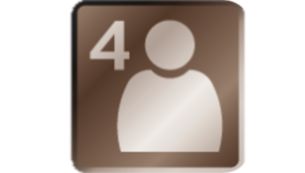 4 profili per memorizzare le preferenze personali